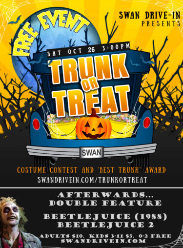 Trunk or Treat Halloween Flyer