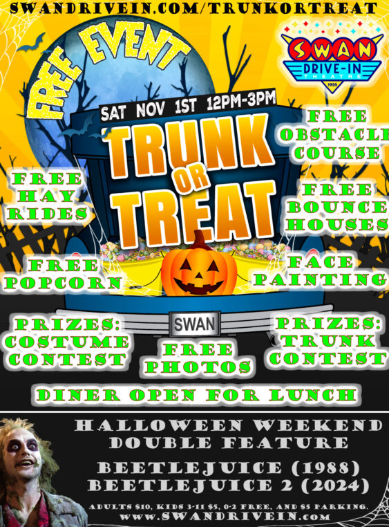 Trunk or Treat Halloween Flyer 2025