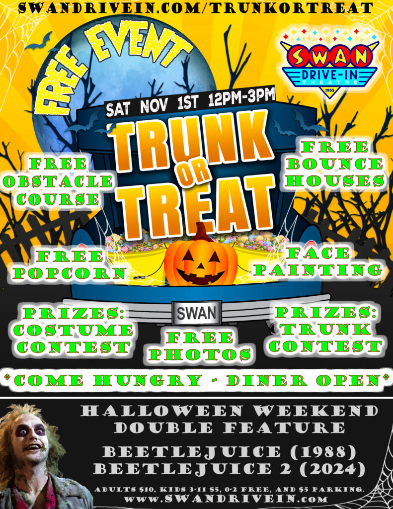Trunk-Or-Treat Event 2025 | Swan Drive-In Theatre