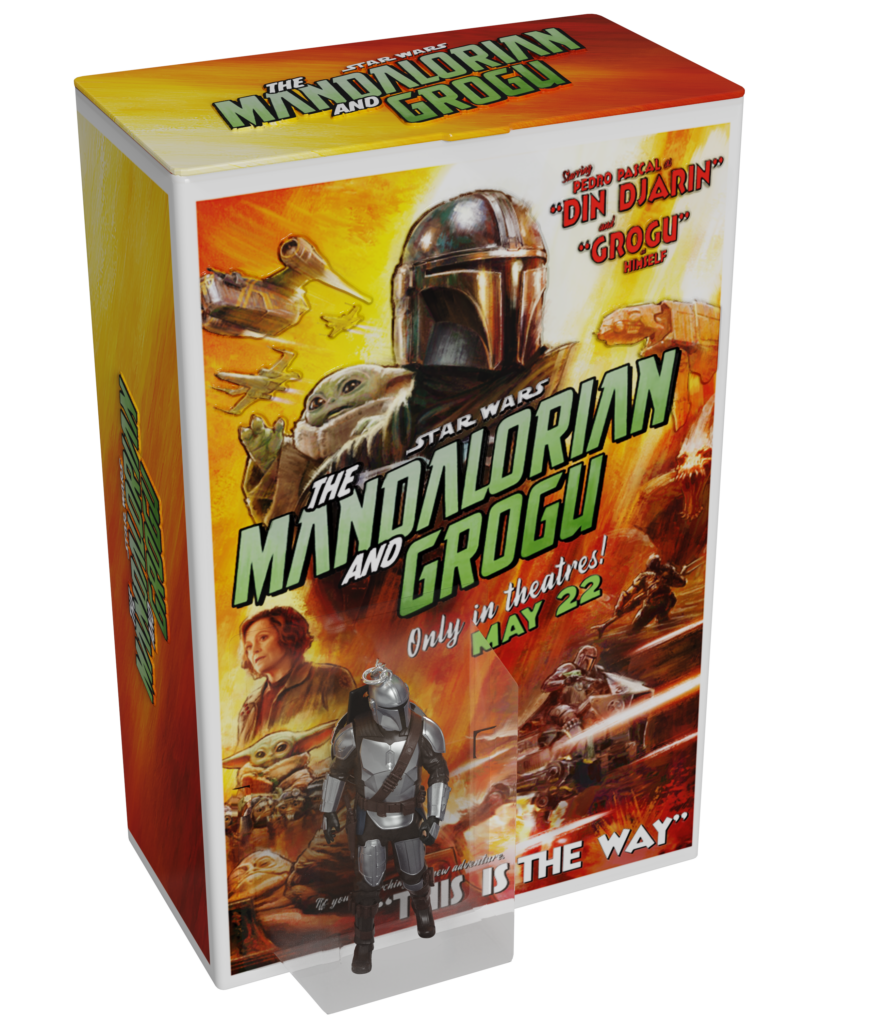 Star Wars The Mandalorian & Grogu バケツ The Mandalorian And Grogu: Square Tin Popcorn Bucket With