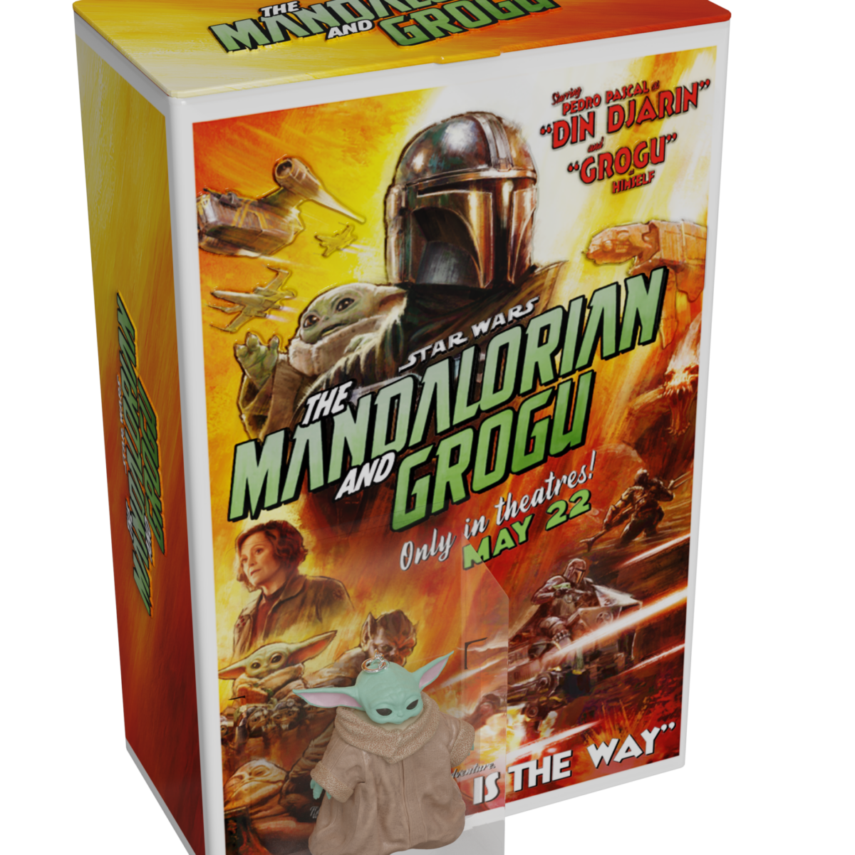 The Mandalorian And Grogu: Square Tin Popcorn Bucket With Grogu