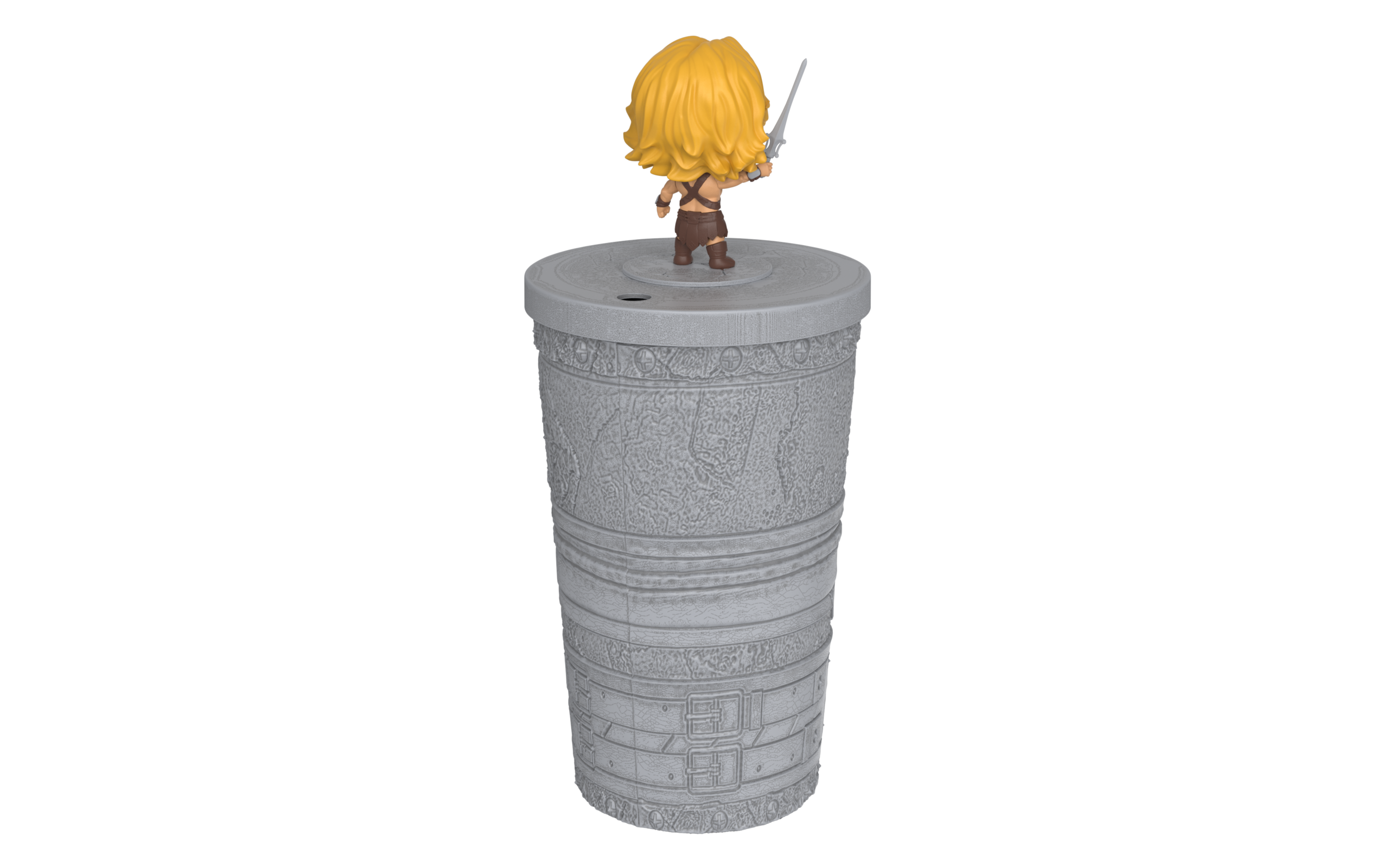 MOTU: He-Man and Skeletor Totem Cup SET of 2 - Image 2