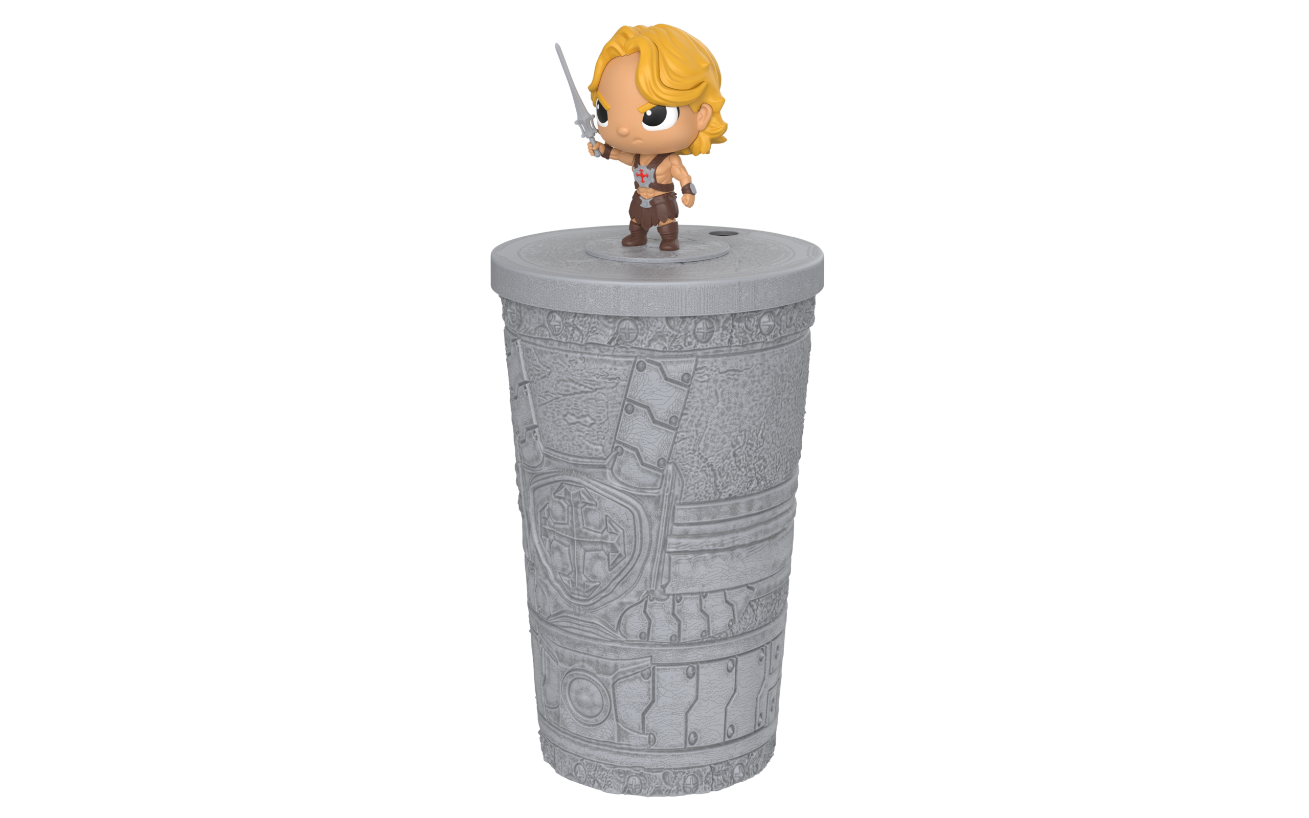 MOTU: He-Man and Skeletor Totem Cup SET of 2 - Image 3