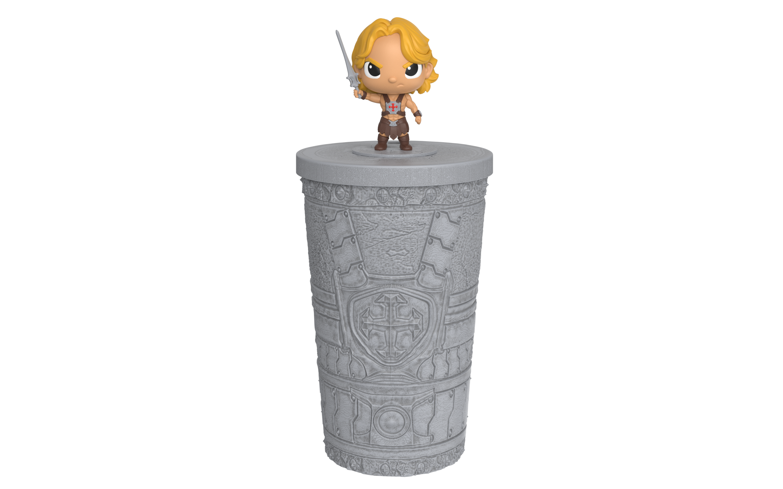 MOTU: He-Man and Skeletor Totem Cup SET of 2 - Image 5