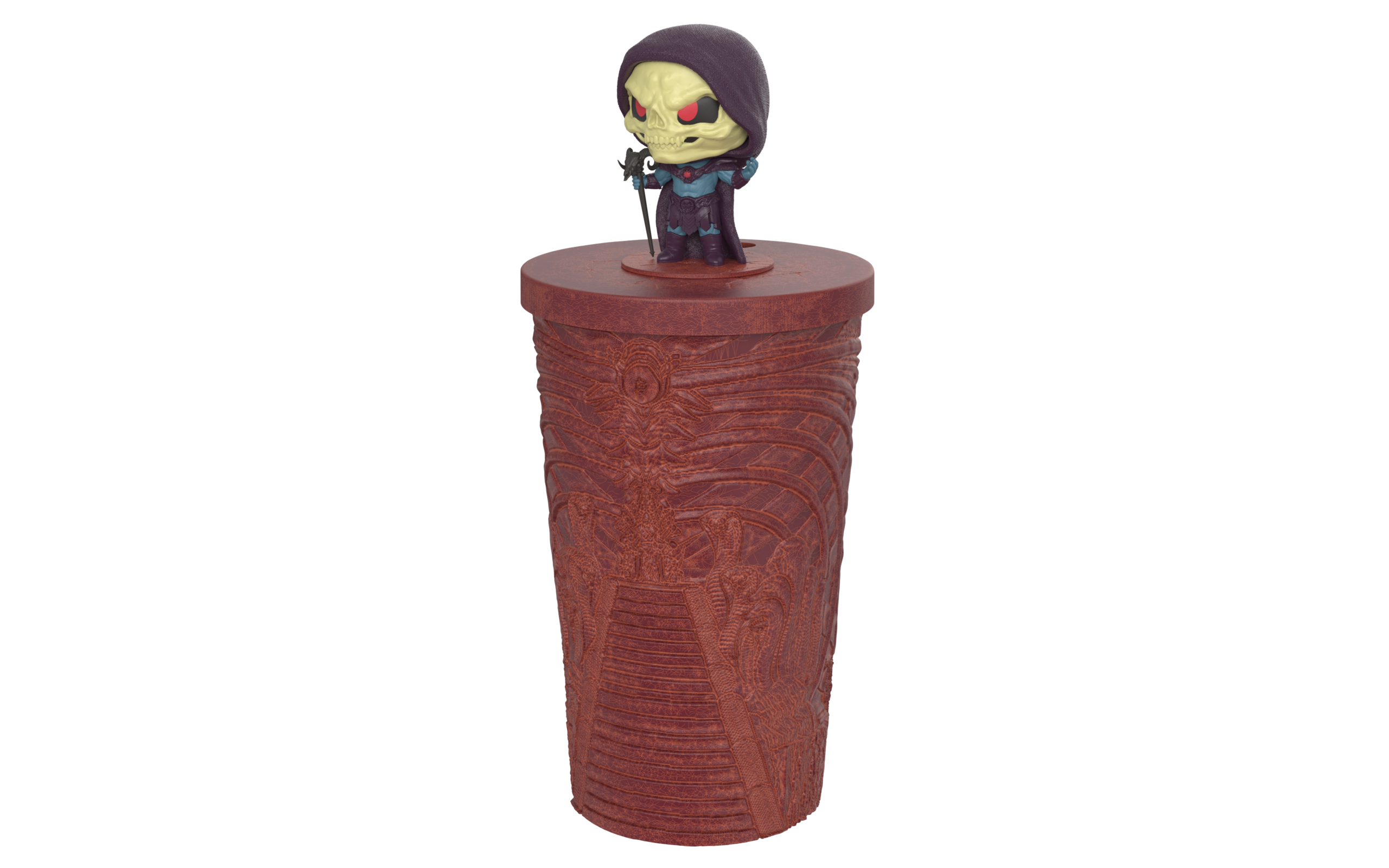 MOTU: He-Man and Skeletor Totem Cup SET of 2 - Image 7