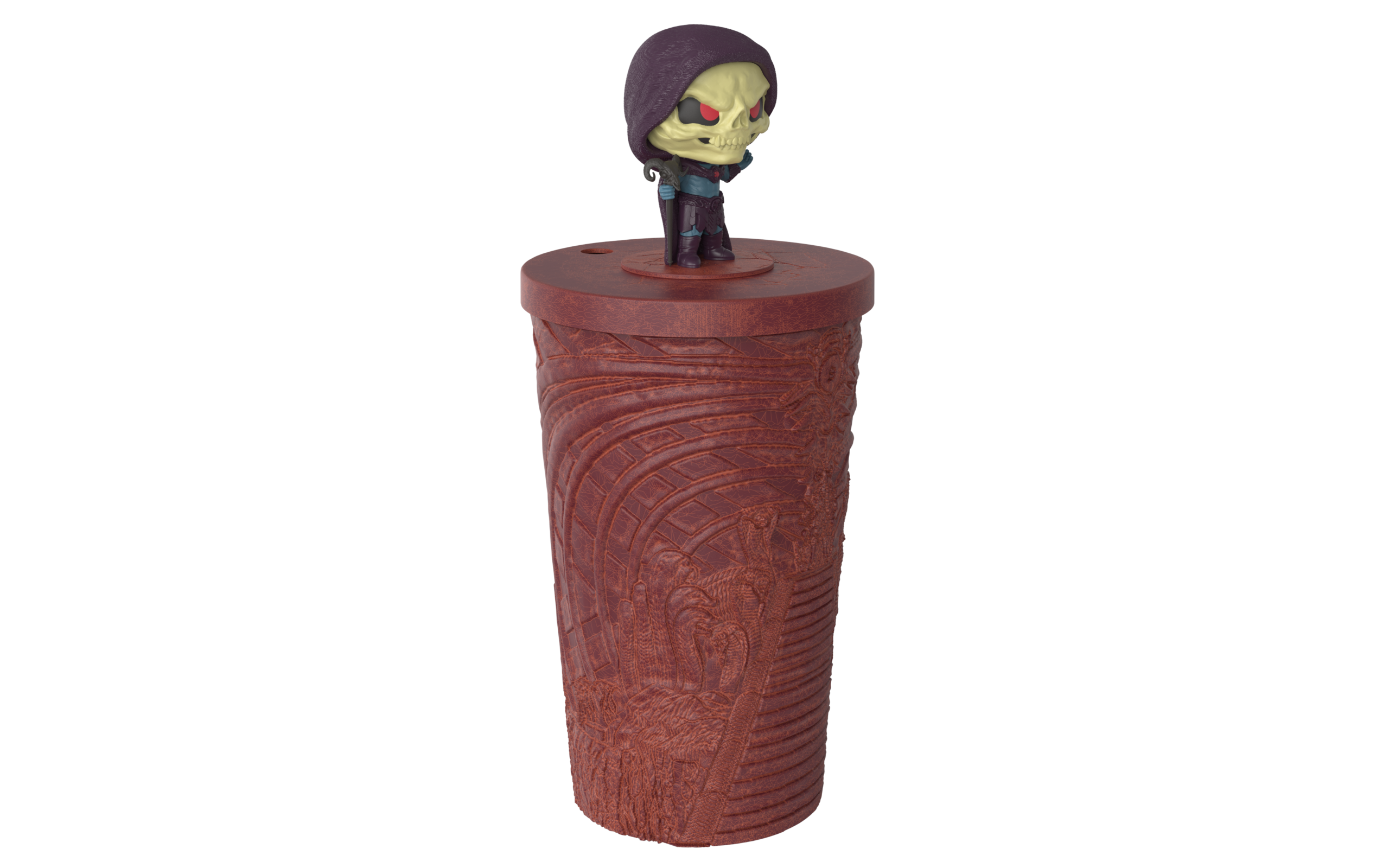 MOTU: He-Man and Skeletor Totem Cup SET of 2 - Image 6